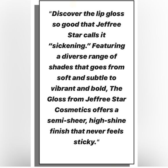 NIB Jeffree Star The Gloss Mouthful - Picture 4 of 9